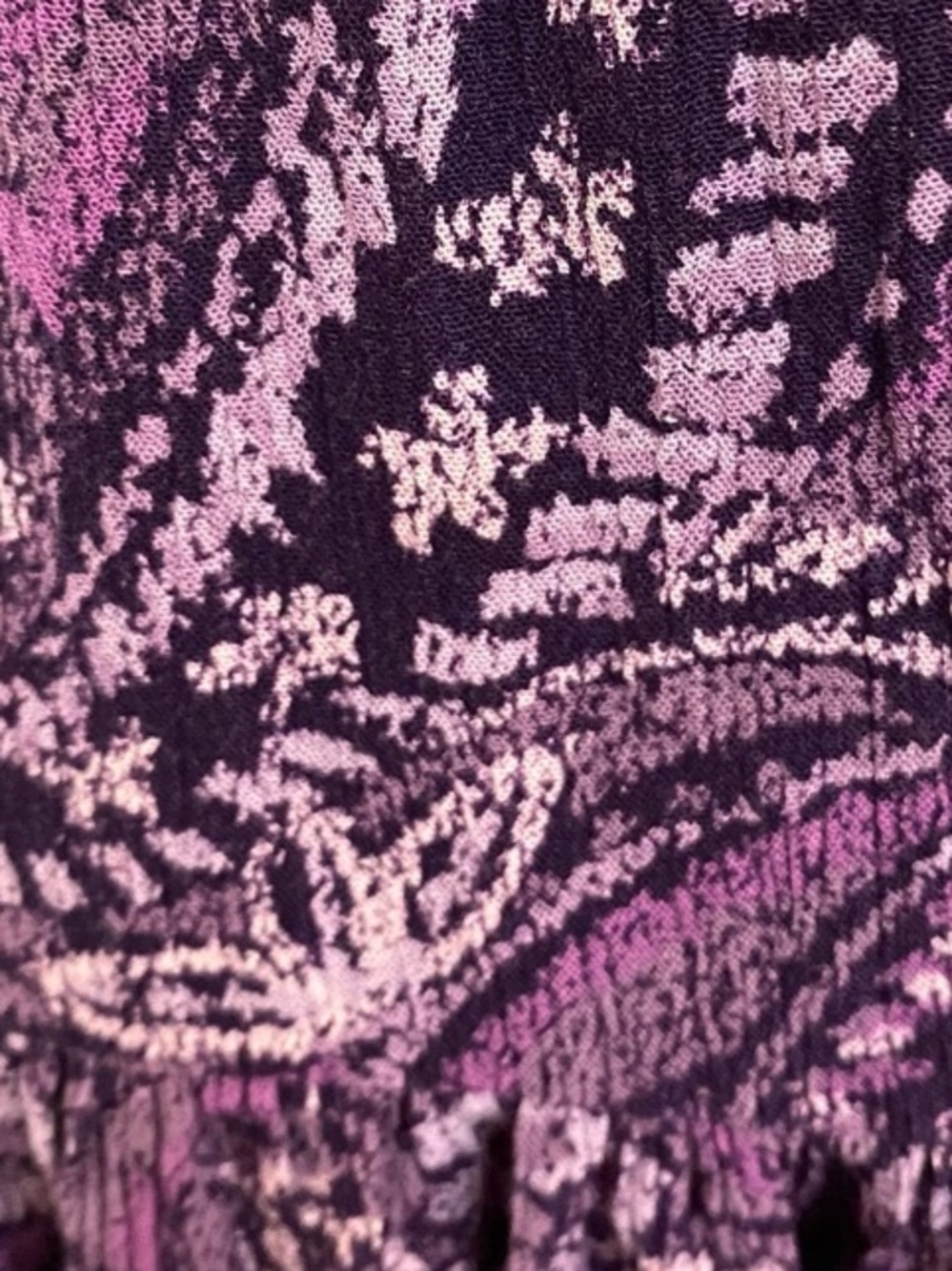 Women's Purple Paisley Tiered dancing Skirt by Two Stepping Designs - Picture 4 of 7